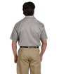 Dickies Men's Short-Sleeve Work Shirt silver gray ModelBack