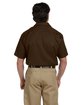 Dickies Men's 5.25 oz./yd² Short-Sleeve Work Shirt DARK BROWN ModelBack