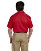 Dickies Unisex Short-Sleeve Work Shirt red ModelBack