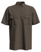 Dickies Men's Short-Sleeve Work Shirt mushroom FlatFront