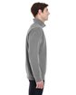Comfort Colors Adult Quarter-Zip Sweatshirt GREY ModelSide