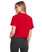 Next Level Apparel Ladies' Ideal Crop T-Shirt red ModelBack