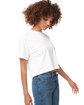 Next Level Apparel Ladies' Ideal Crop T-Shirt  ModelSide