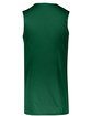 Augusta Sportswear Adult Step-Back Basketball Jersey dark green/ wht ModelBack