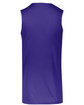 Augusta Sportswear Youth Step-Back Basketball Jersey purple/ white ModelBack