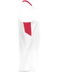 Augusta Sportswear Youth Step-Back Basketball Jersey white/ red ModelSide