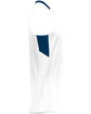 Augusta Sportswear Youth Step-Back Basketball Jersey white/ navy ModelSide