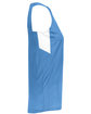 Augusta Sportswear Ladies' Step-Back Basketball Jersey colum blue/ wht ModelSide