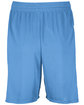 Augusta Sportswear Adult Step-Back Basketball Short colum blue/ wht ModelBack