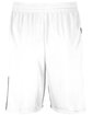 Augusta Sportswear Youth Step-Back Basketball Short white/ black ModelBack