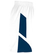 Augusta Sportswear Youth Step-Back Basketball Short white/ navy ModelSide