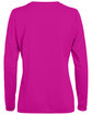 Augusta Sportswear Ladies' Wicking Long-Sleeve T-Shirt power pink ModelBack