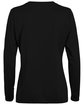 Augusta Sportswear Ladies' Wicking Long-Sleeve T-Shirt black ModelBack