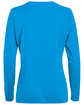 Augusta Sportswear Ladies' Wicking Long-Sleeve T-Shirt power blue ModelBack