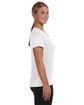 Augusta Sportswear Ladies' Wicking T-Shirt white ModelSide