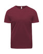 Threadfast Apparel Unisex Ultimate Cotton T-Shirt burgundy OFFront