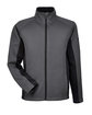 Spyder Men's Constant Full-Zip Sweater Fleece Jacket POLAR/ BLK/ BLK OFFront