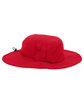 Pacific Headwear Manta Ray Boonie Hat red ModelSide