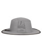 Pacific Headwear Perforated Legend Boonie silver/ graphite ModelSide