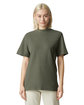 American Apparel Unisex Mockneck Pique T-Shirt  