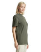 American Apparel Unisex Mockneck Pique T-Shirt lieutenant ModelSide
