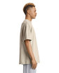 American Apparel Unisex Mockneck Pique T-Shirt bone ModelSide