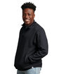 Russell Athletic Unisex Dri-Power® Quarter-Zip Fleece BLACK ModelSide