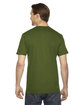 American Apparel Unisex Fine Jersey Short-Sleeve T-Shirt olive ModelBack