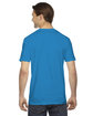 American Apparel Unisex Fine Jersey Short-Sleeve T-Shirt teal ModelBack
