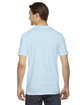 American Apparel Unisex Fine Jersey Short-Sleeve T-Shirt LIGHT BLUE ModelBack