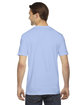 American Apparel Unisex Fine Jersey USA Made T-Shirt BABY BLUE ModelBack