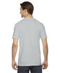 American Apparel Unisex Fine Jersey Short-Sleeve T-Shirt new silver ModelBack