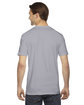 American Apparel Unisex Fine Jersey USA Made T-Shirt SLATE ModelBack