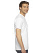 American Apparel Unisex Fine Jersey Short-Sleeve T-Shirt white ModelSide