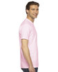 American Apparel Unisex Fine Jersey Short-Sleeve T-Shirt LIGHT PINK ModelSide