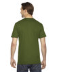 American Apparel Unisex Fine Jersey Short-Sleeve T-Shirt olive ModelSide
