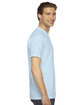 American Apparel Unisex Fine Jersey Short-Sleeve T-Shirt LIGHT BLUE ModelSide