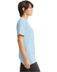 American Apparel Unisex Fine Jersey Short-Sleeve T-Shirt powder blue ModelSide