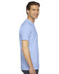 American Apparel Unisex Fine Jersey USA Made T-Shirt BABY BLUE ModelSide