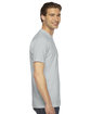American Apparel Unisex Fine Jersey USA Made T-Shirt NEW SILVER ModelSide