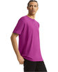 American Apparel Unisex Fine Jersey Short-Sleeve T-Shirt super pink ModelSide