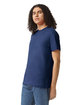 American Apparel Unisex CVC T-Shirt heather indigo ModelSide