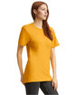 American Apparel Unisex CVC T-Shirt heather mustard ModelSide