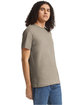 American Apparel Unisex CVC T-Shirt heather khaki ModelSide