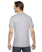 American Apparel Unisex Fine Jersey USA Made T-Shirt heather grey ModelBack