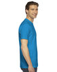 American Apparel Unisex Fine Jersey USA Made T-Shirt teal ModelSide