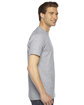 American Apparel Unisex Fine Jersey USA Made T-Shirt heather grey ModelSide
