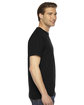 American Apparel Unisex Fine Jersey USA Made T-Shirt black ModelSide