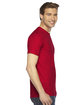 American Apparel Unisex Fine Jersey USA Made T-Shirt red ModelSide