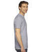 American Apparel Unisex Fine Jersey USA Made T-Shirt slate ModelSide